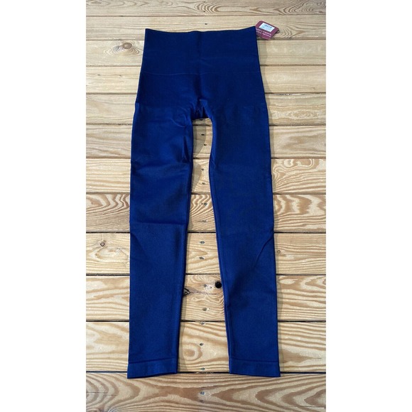 NEW Anti X Everyday Solutions Seamless Leggings Size Small Women’s Navy - Picture 1 of 9